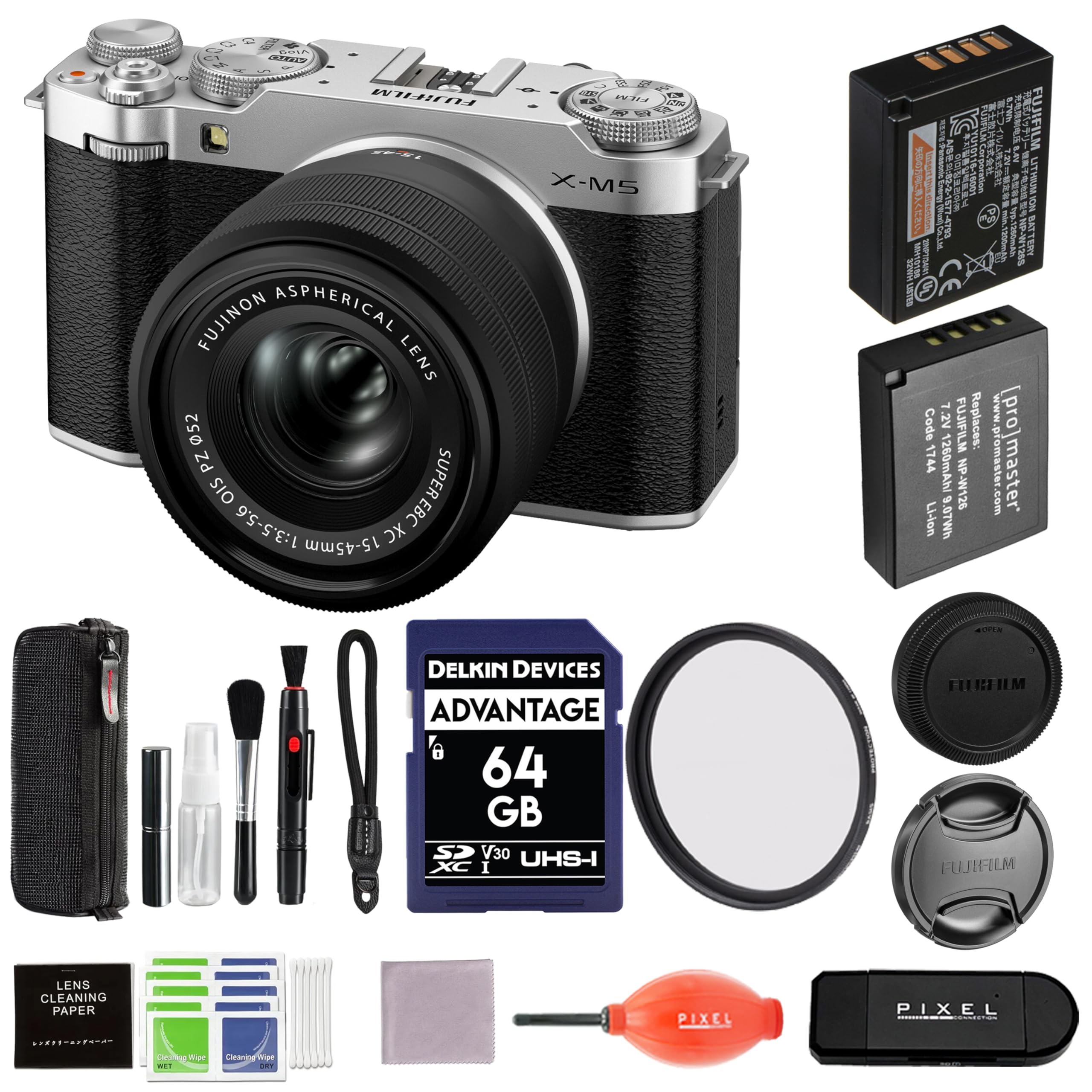 Amazon.com : Fujifilm X-M5 Mirrorless Camera with XC 15-45mm f/3.5